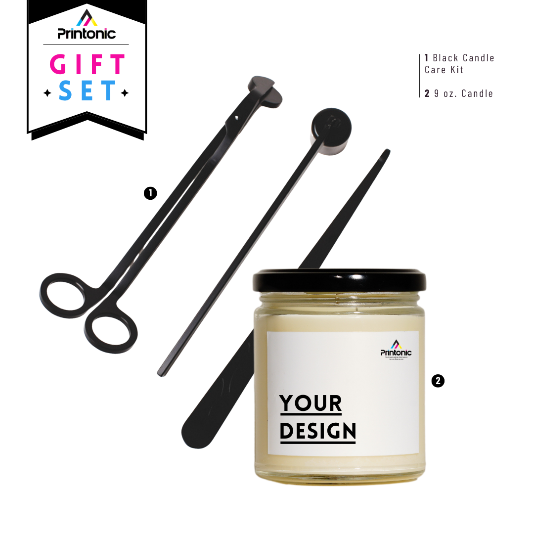 9oz Black Candle Care Gift Set