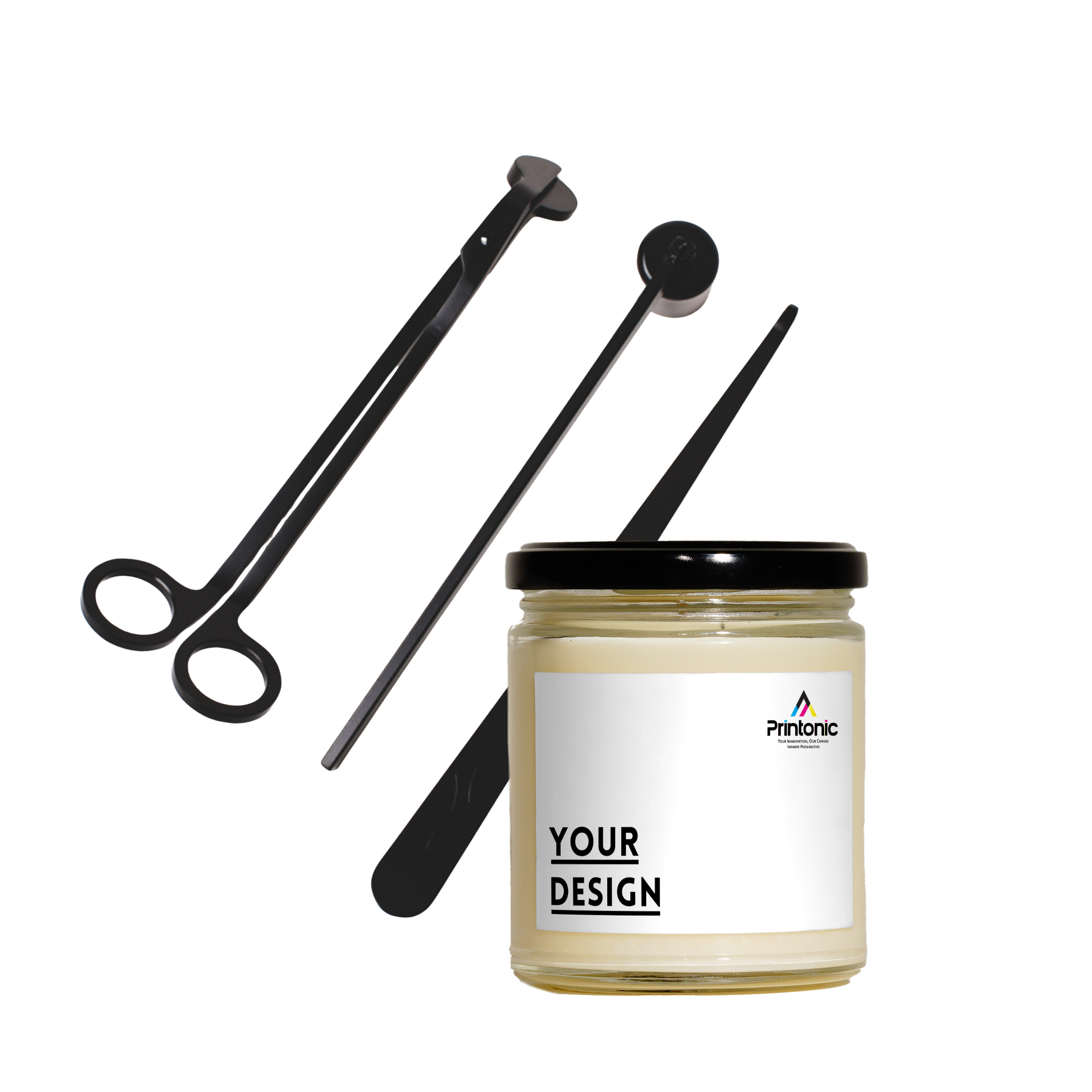 9oz Black Candle Care Gift Set