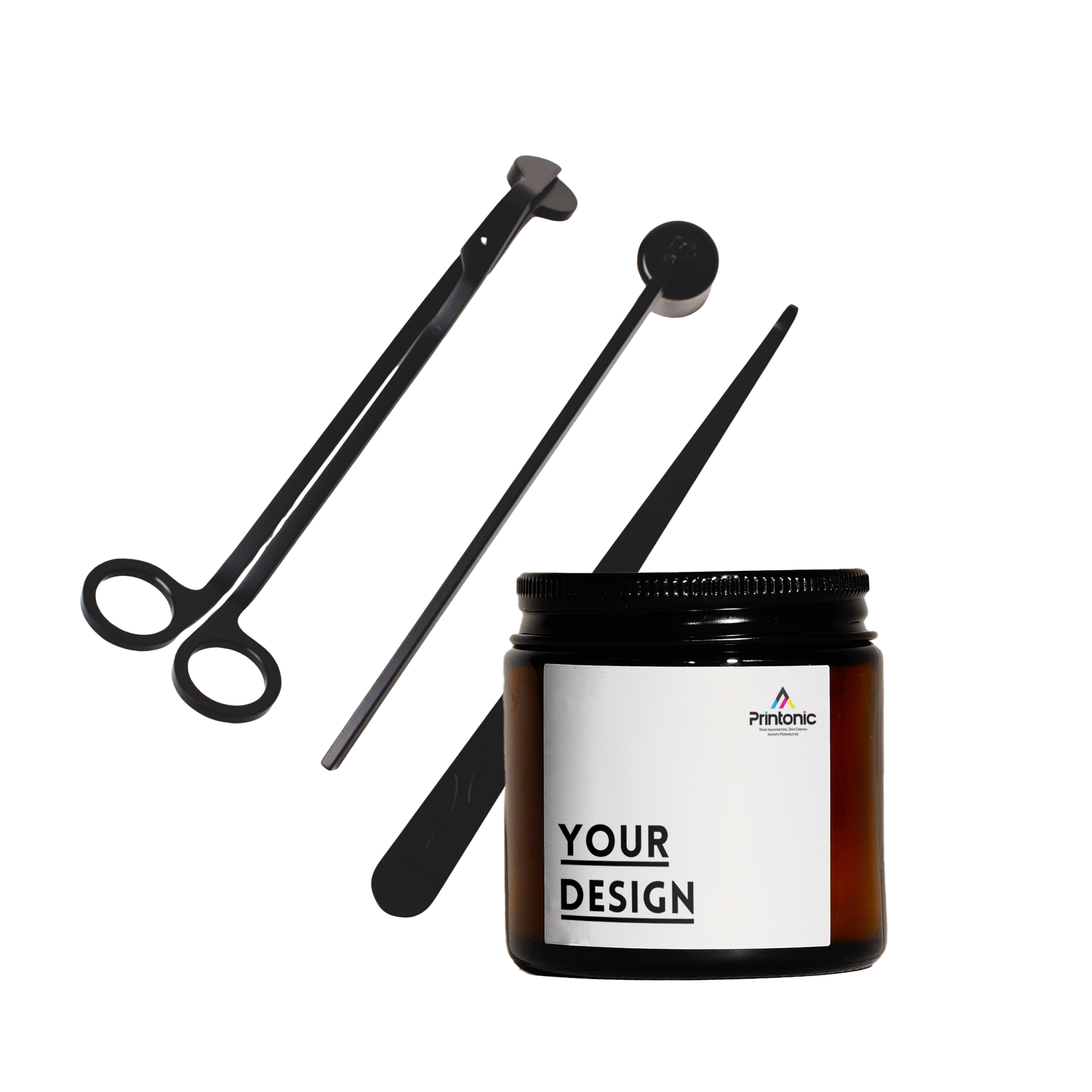 4oz Black Candle Care Gift Set