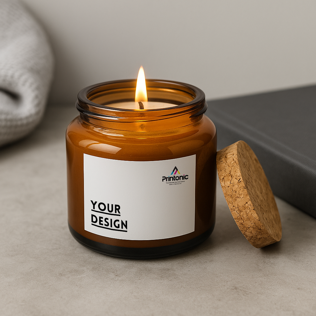 4oz Candle With Cork Lid