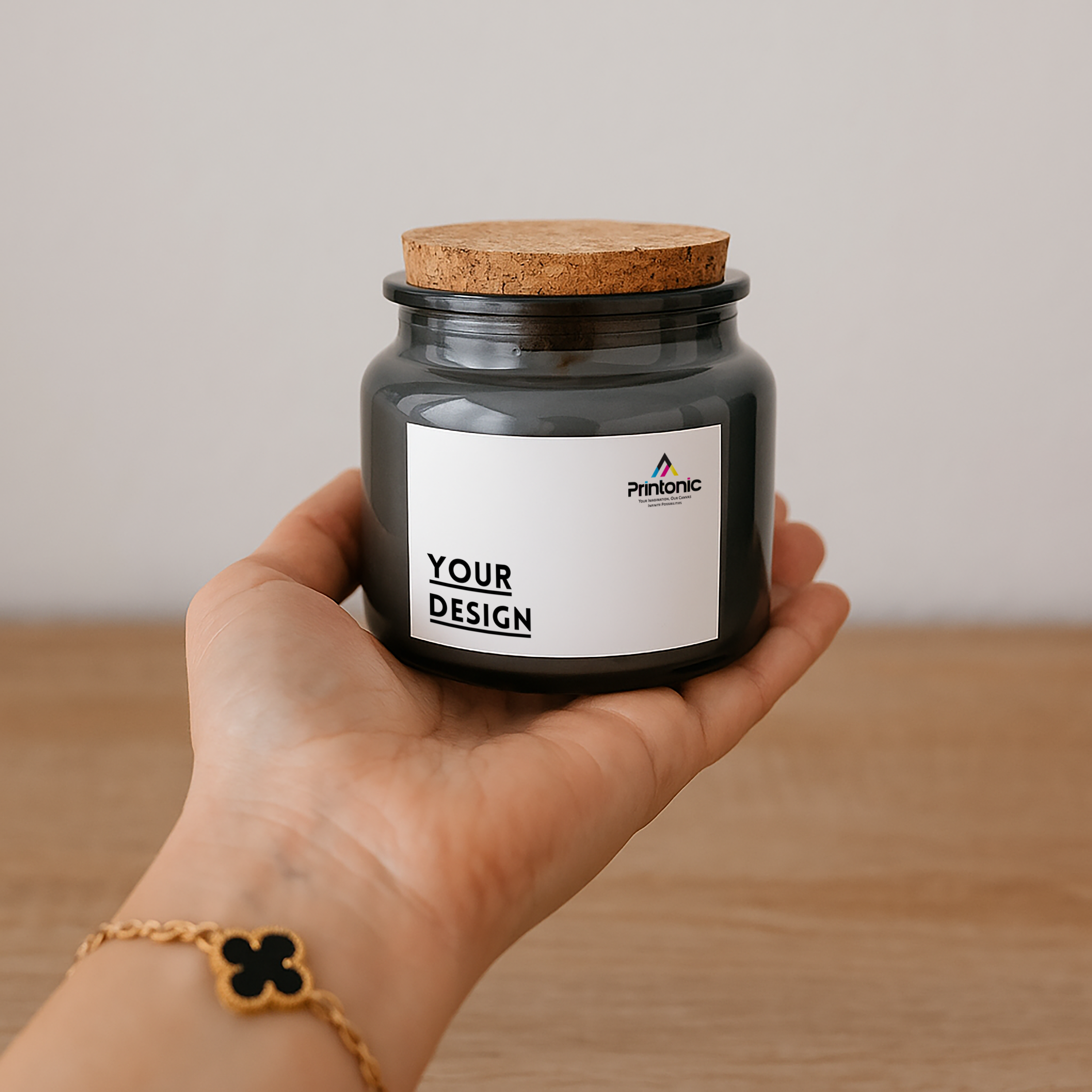 4oz Candle With Cork Lid