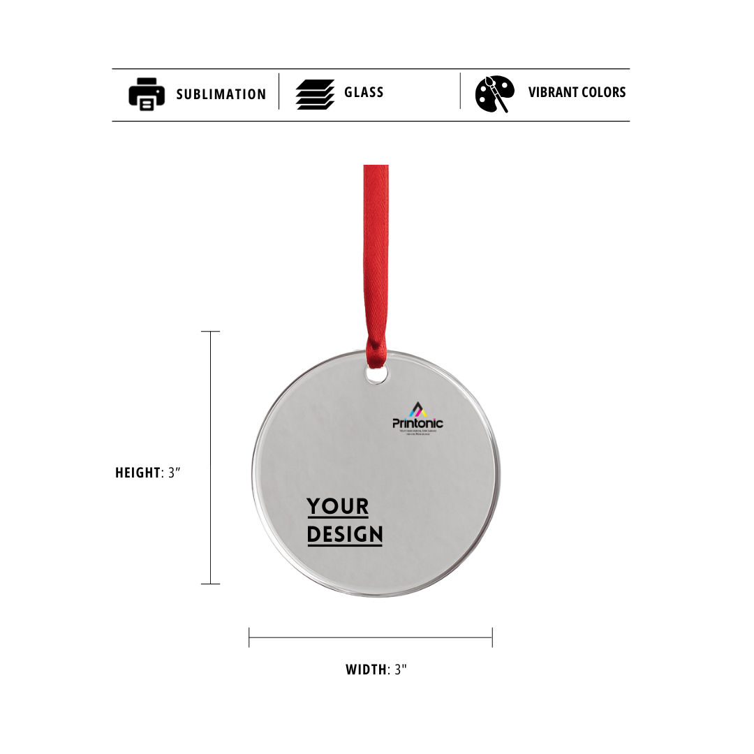 Round Glass Ornament