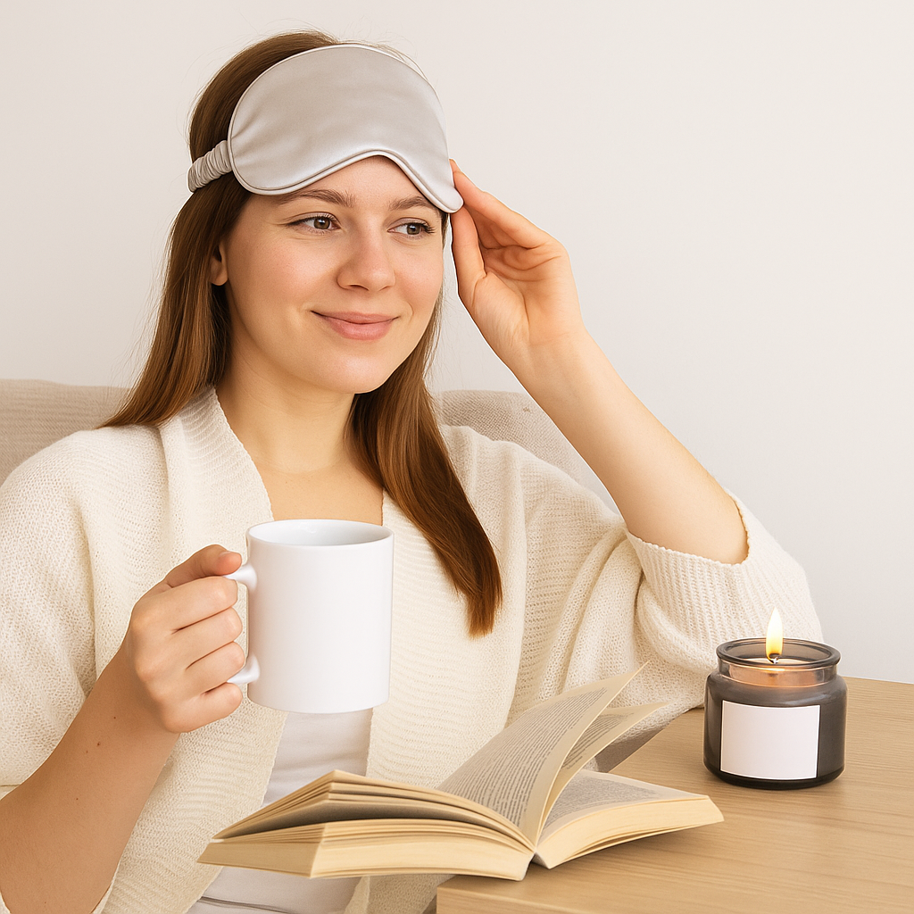 4oz Gray Candle & Mug Gift Set