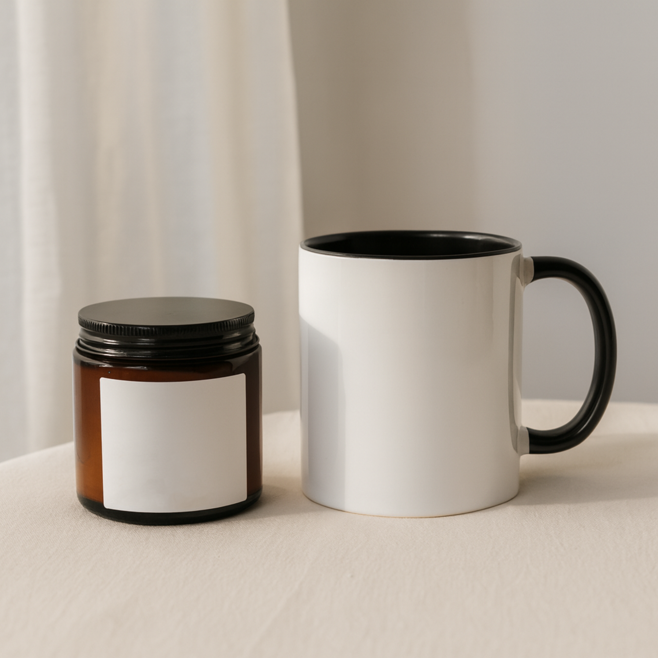 4oz Amber Candle & Mug Gift Set