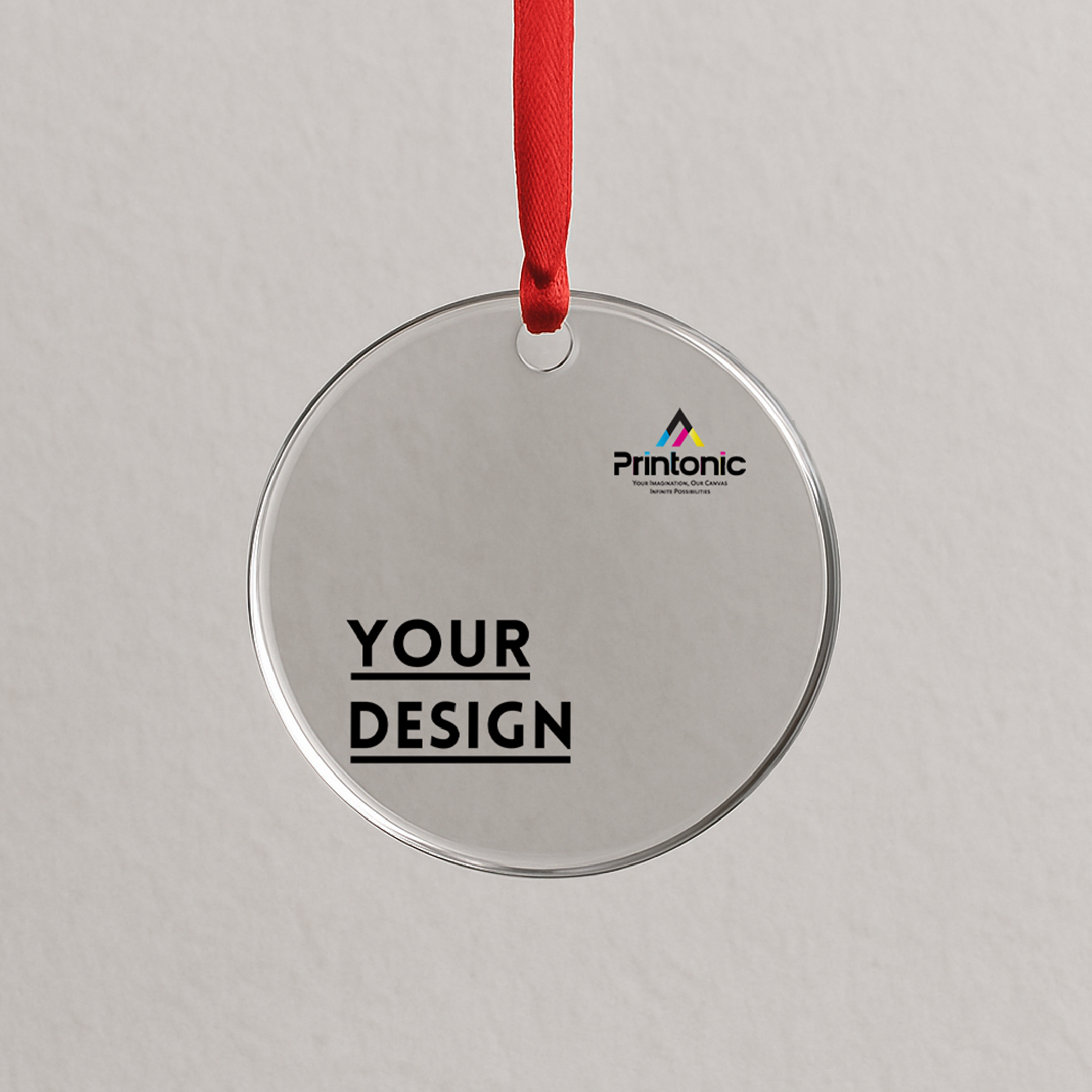 Round Glass Ornament