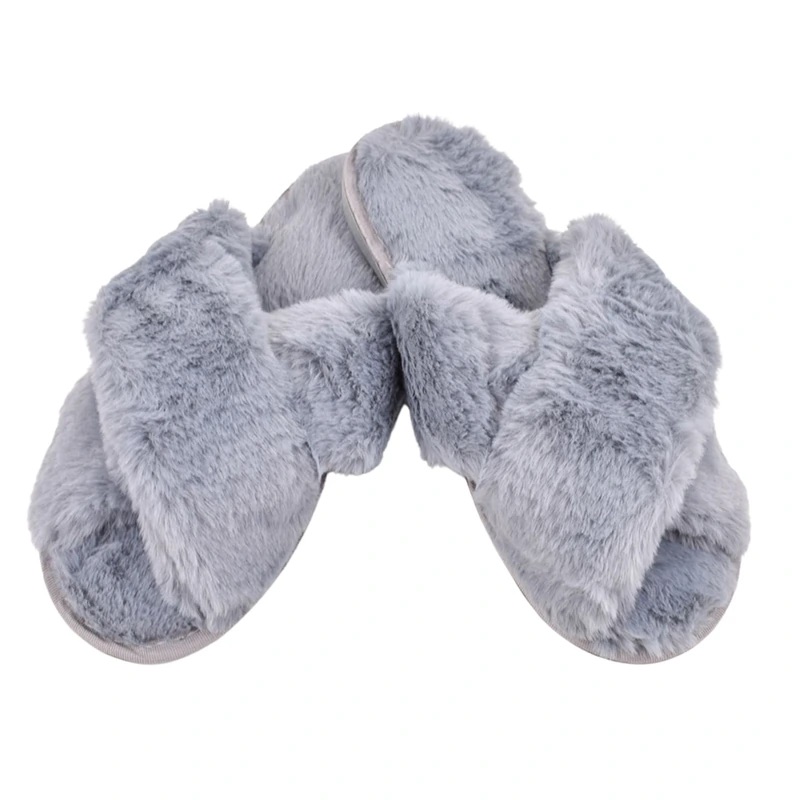Slipper Size-Color: Large-Gray