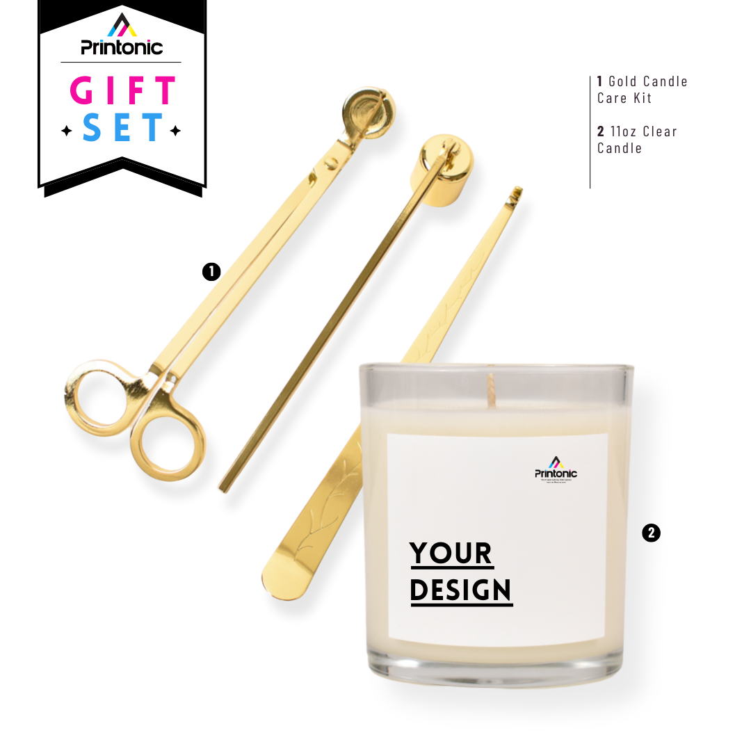 Golden Glow Candle Care Gift Set