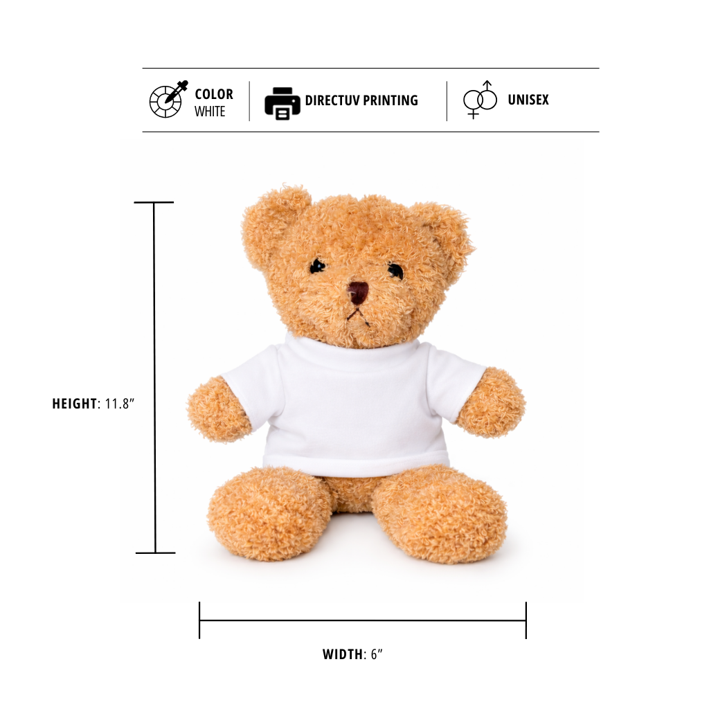 Teddy Bear with Custom T-Shirt