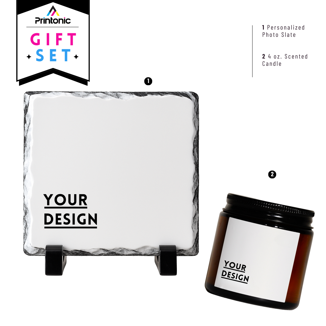 Keepsake Slate & Candle