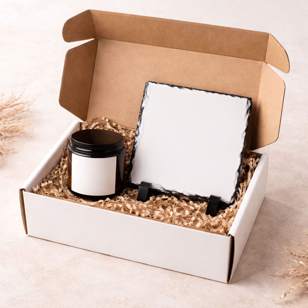 Keepsake Slate & Candle