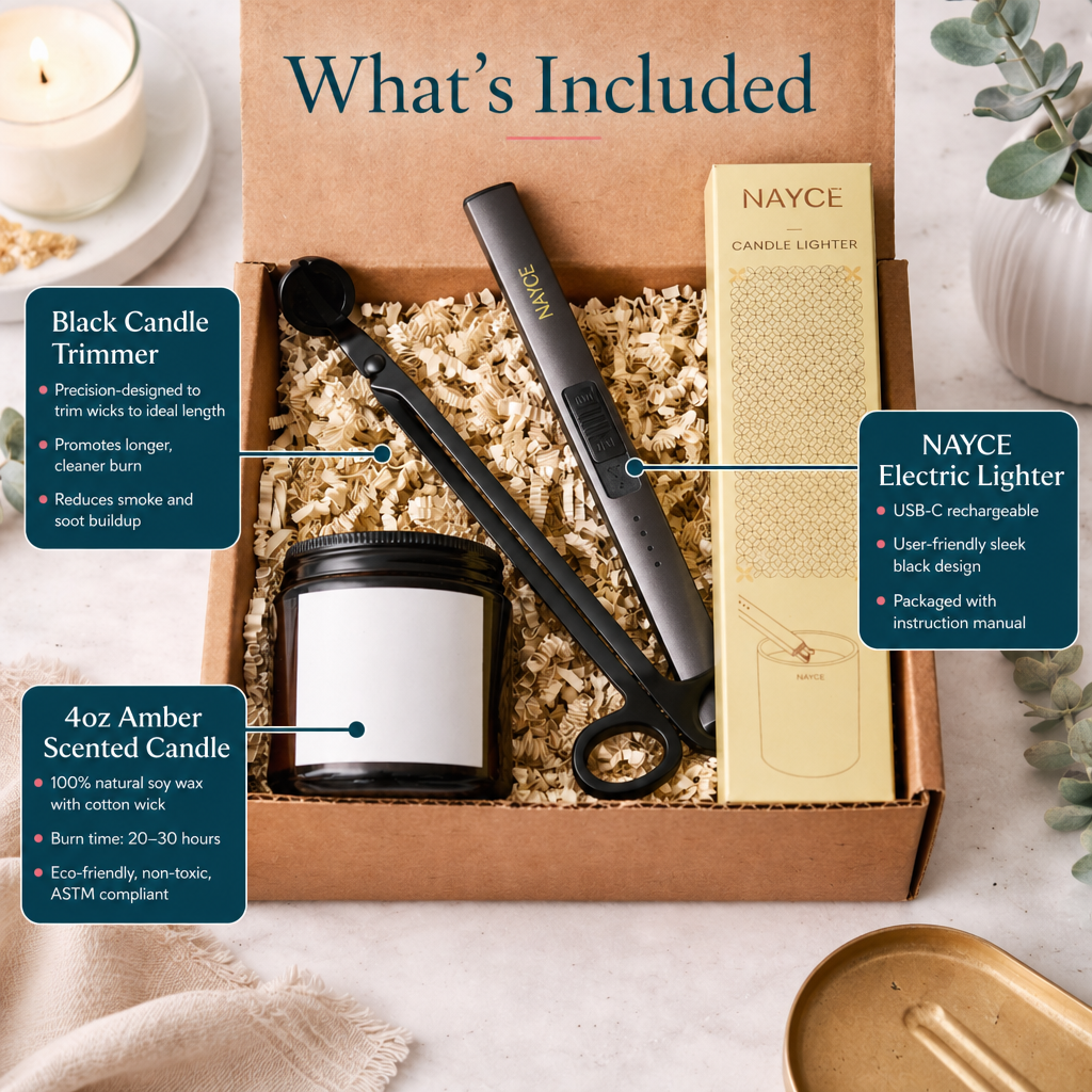 A Thoughtful Thank You Candle Gift Set