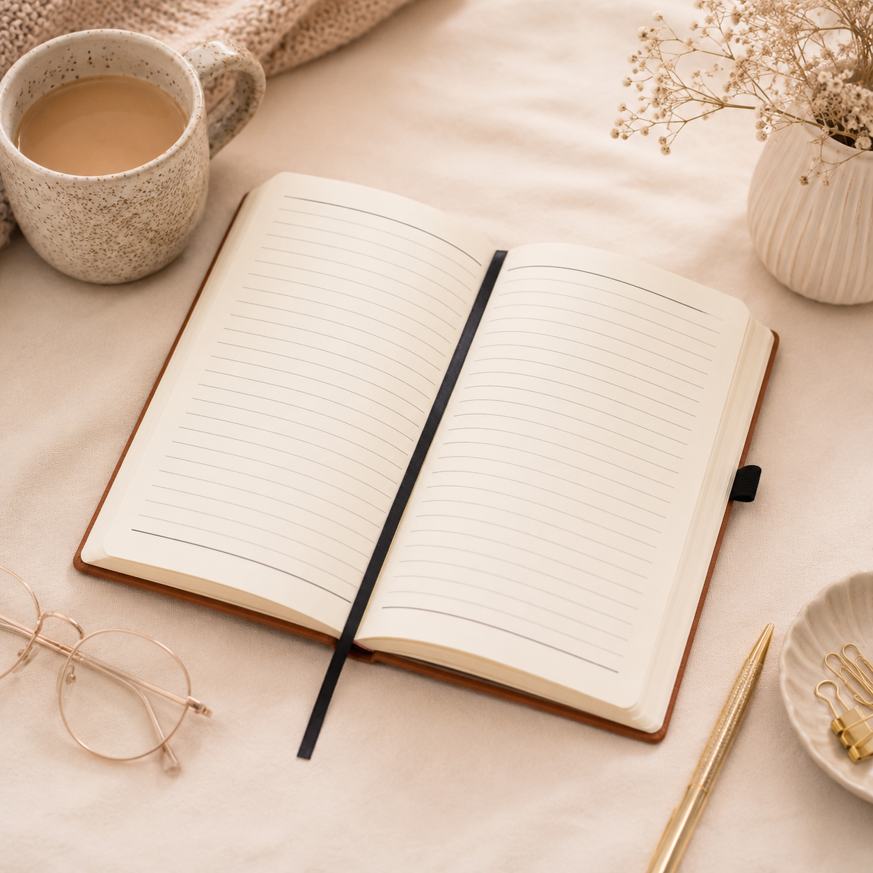 Faux Leather Notebook