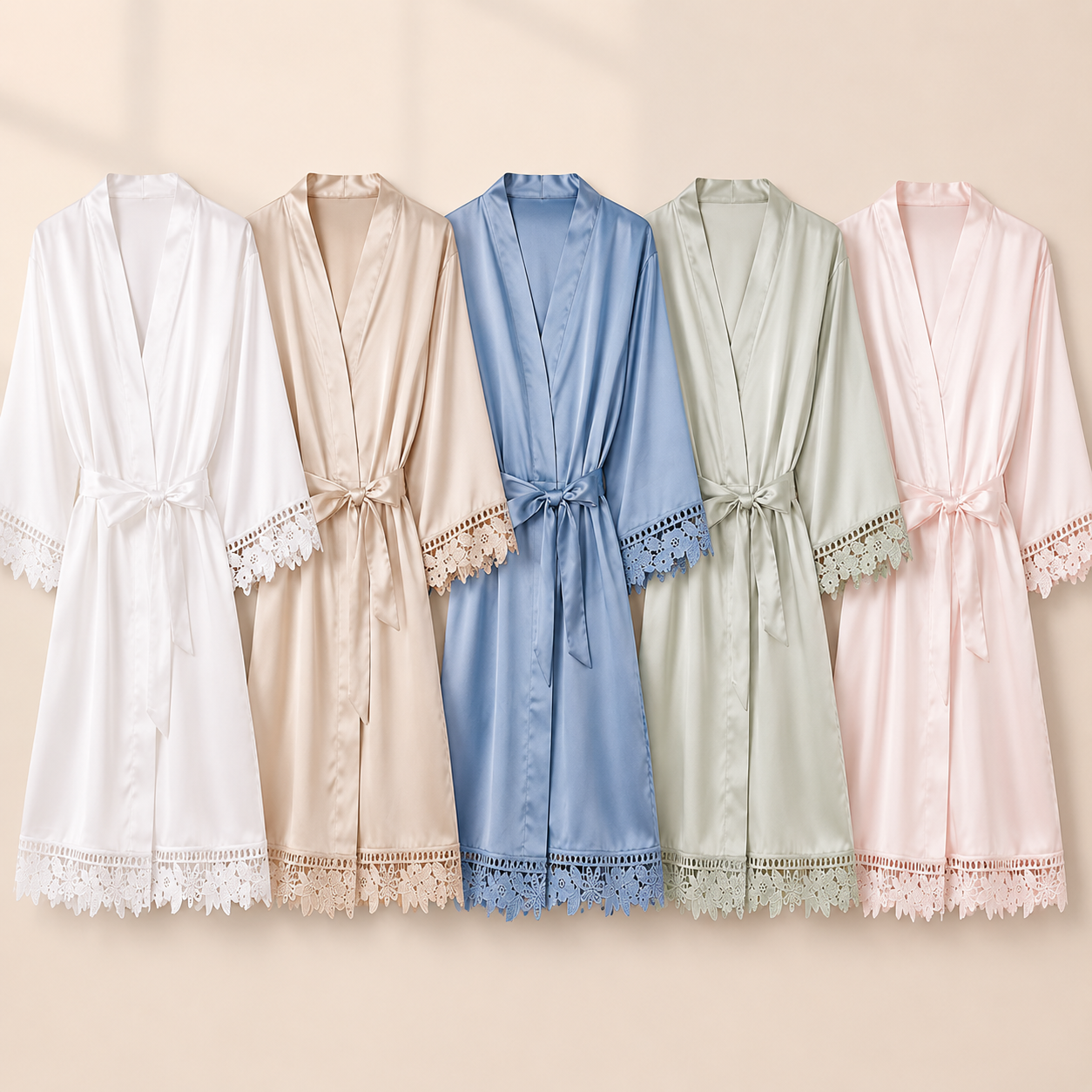 Satin Bridal Robe