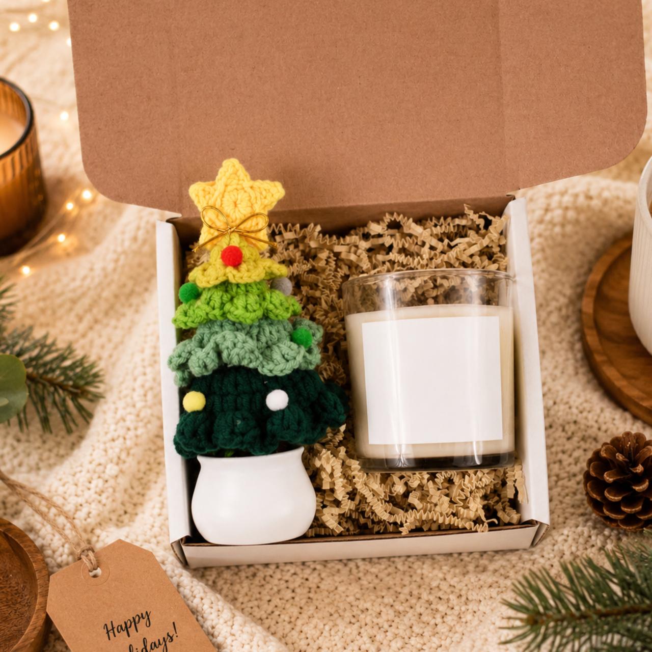 Festive Desk Decor Gift Set
