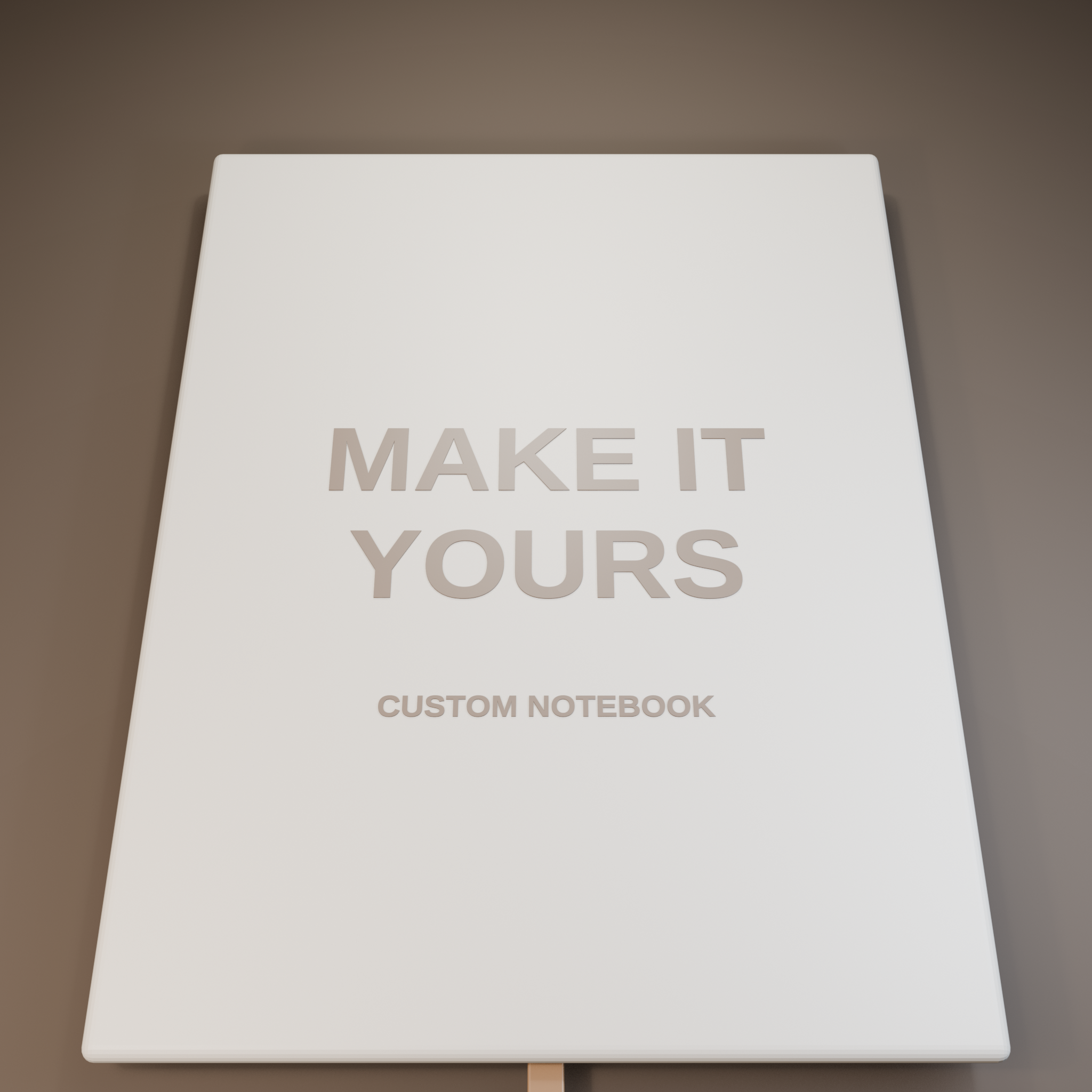 Faux Leather Notebook - 6×8 Full Color UV DTF
