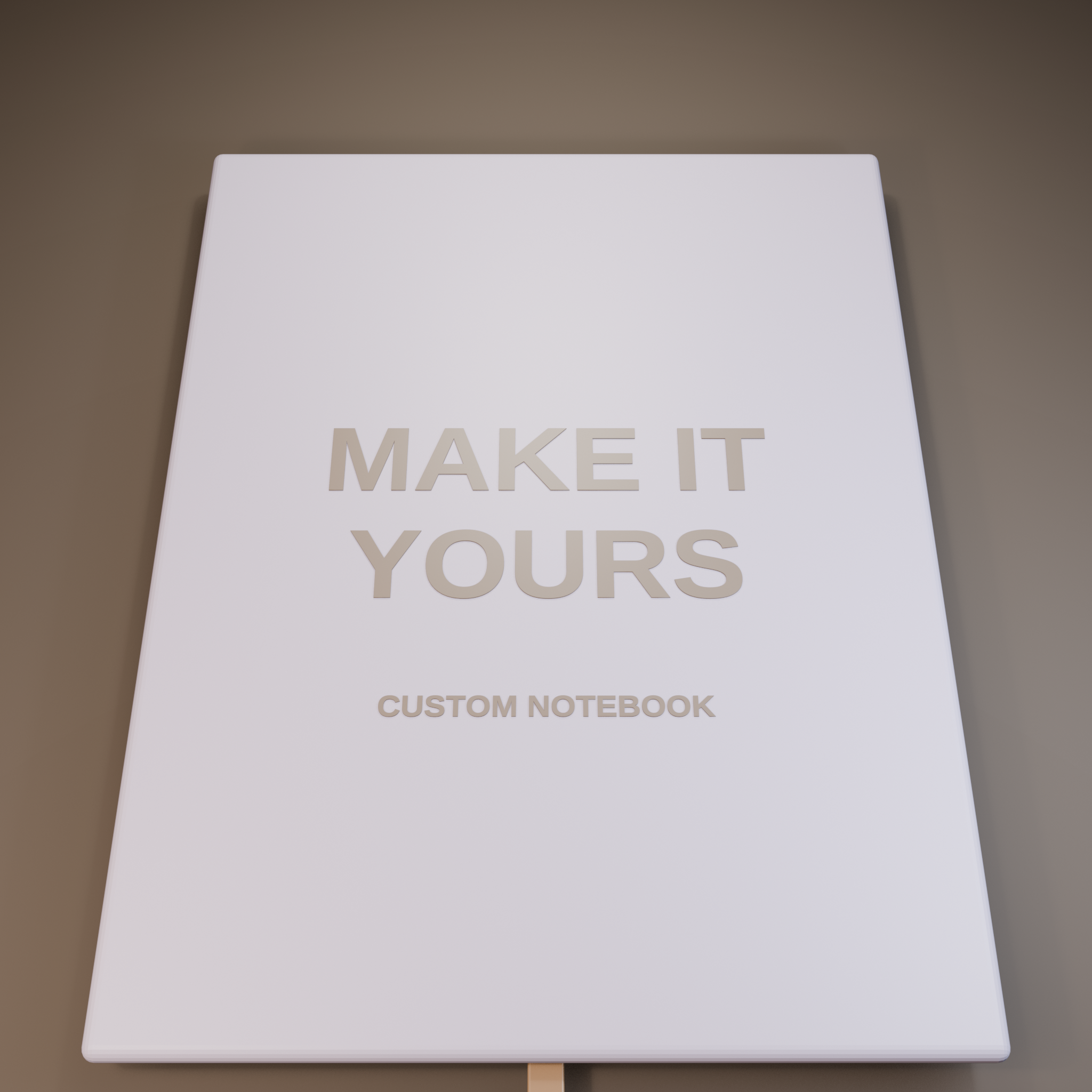 Faux Leather Notebook - 6×8 Full Color UV DTF