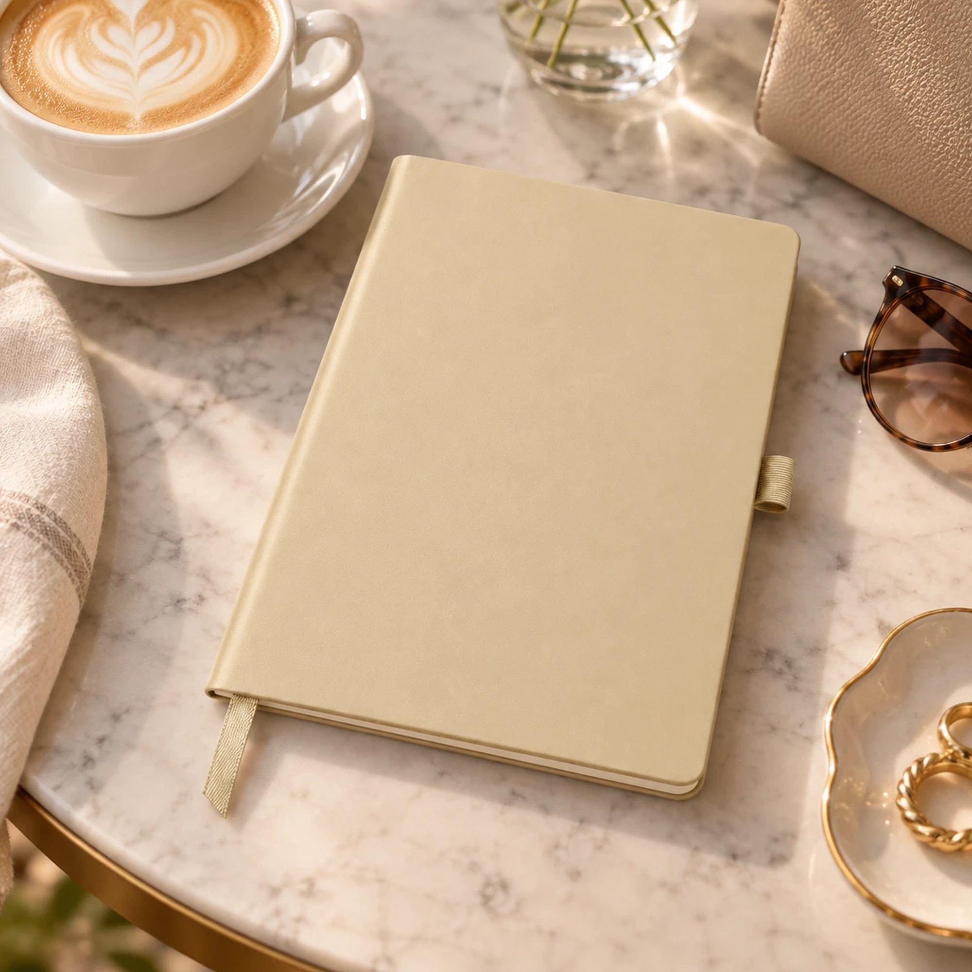 Faux Leather Notebook - 6×8 Engraved