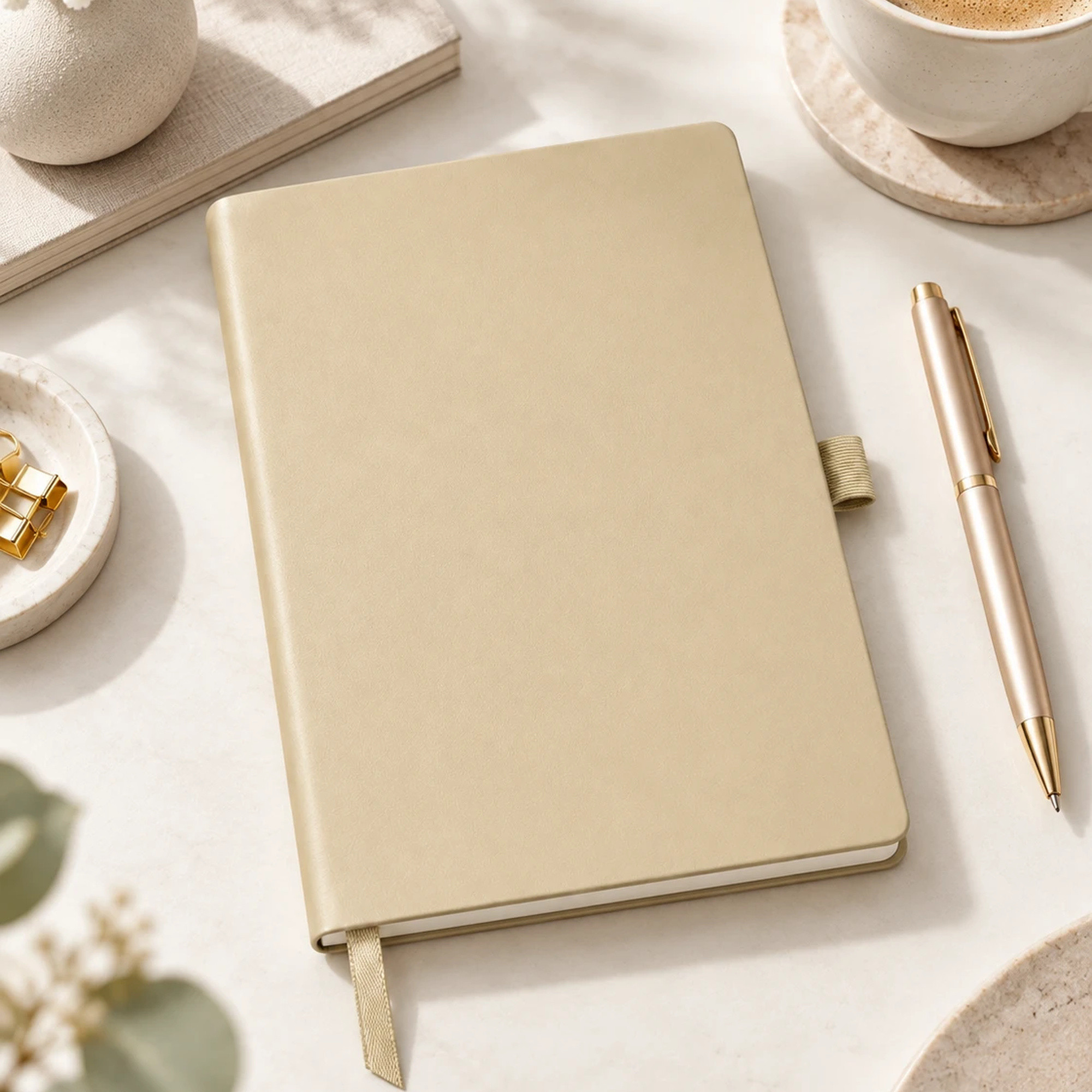 Faux Leather Notebook - 6×8 Engraved