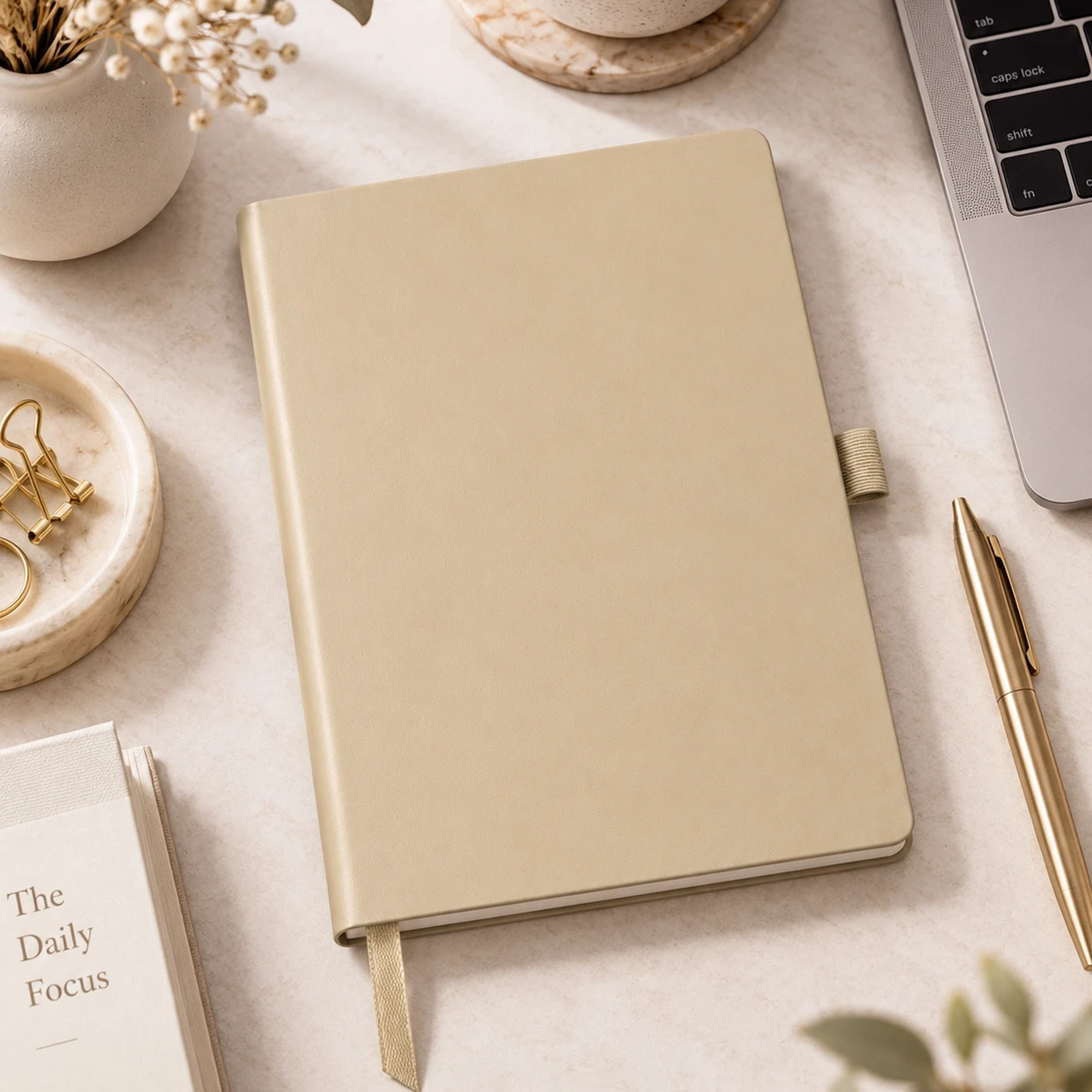 Faux Leather Notebook - 6×8 Engraved