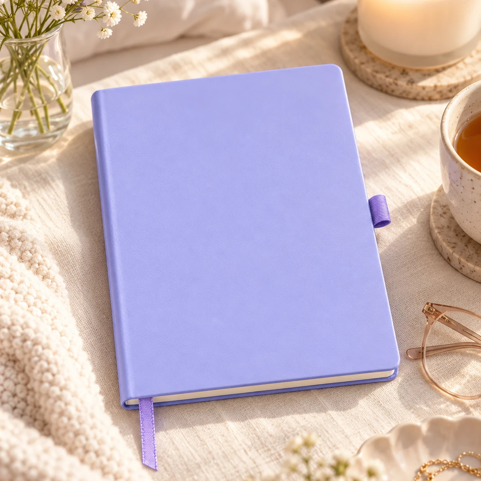 Faux Leather Notebook - 6×8 Engraved
