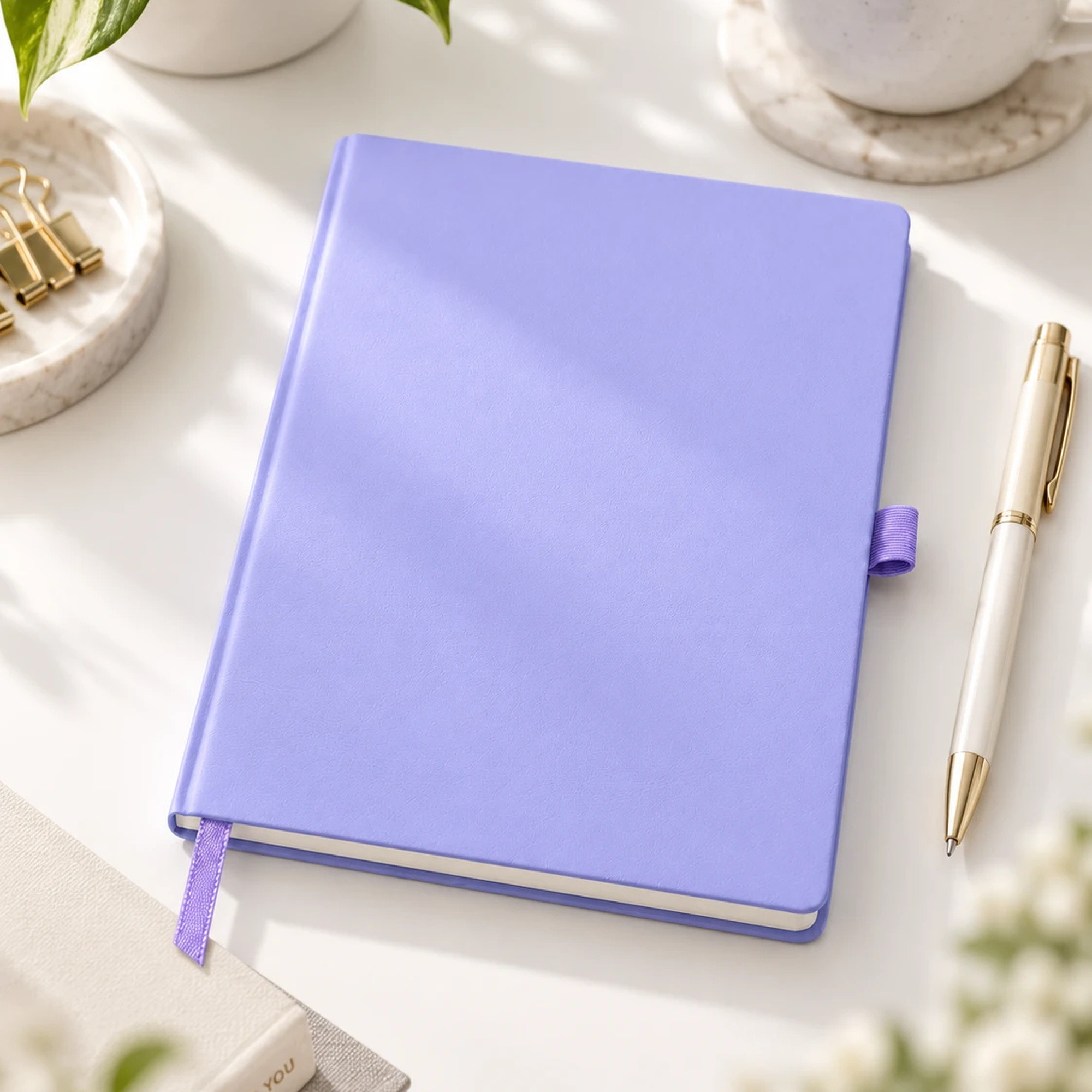 Faux Leather Notebook - 6×8 Engraved
