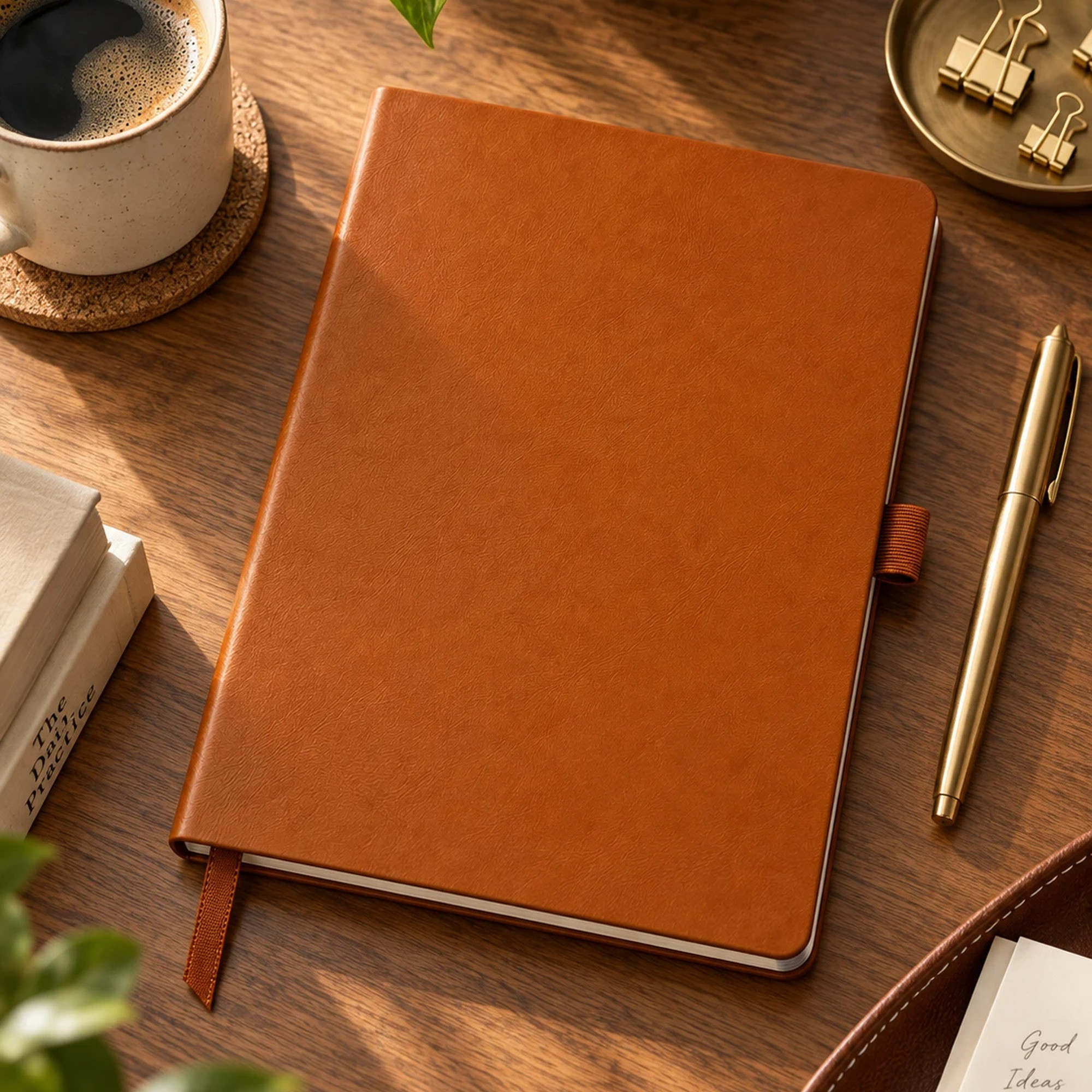 Faux Leather Notebook - 7×9 Engraved